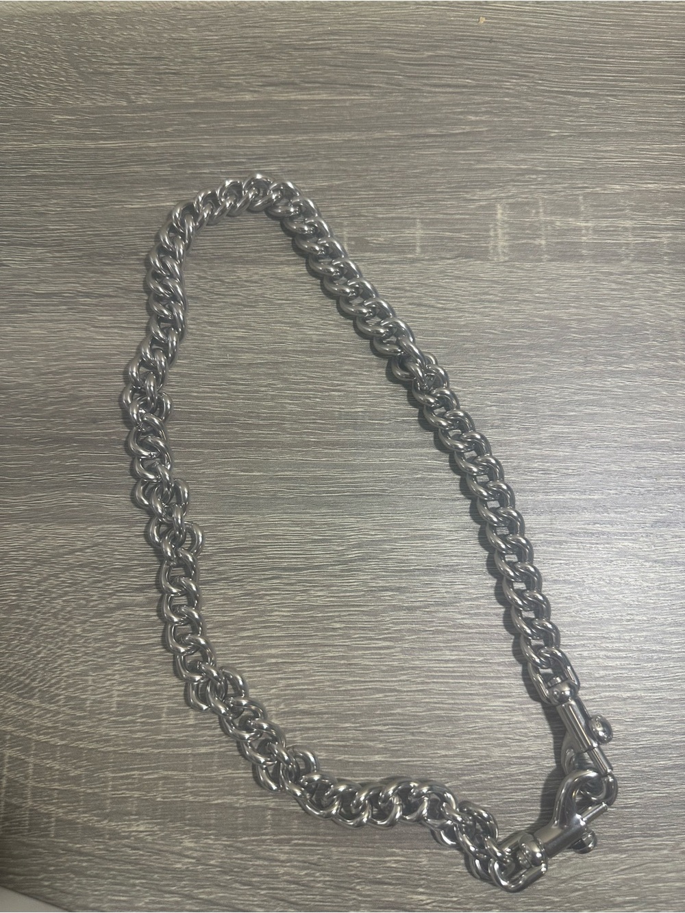 Coach Chunky Chain Shoulder Strap Handle Replacement Silver Tone 23.75"